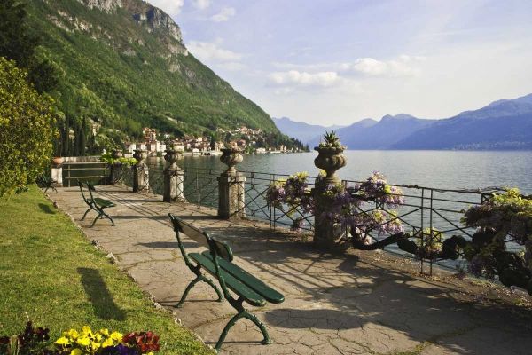 Italy, Varenna View of Lake Como with Varenna